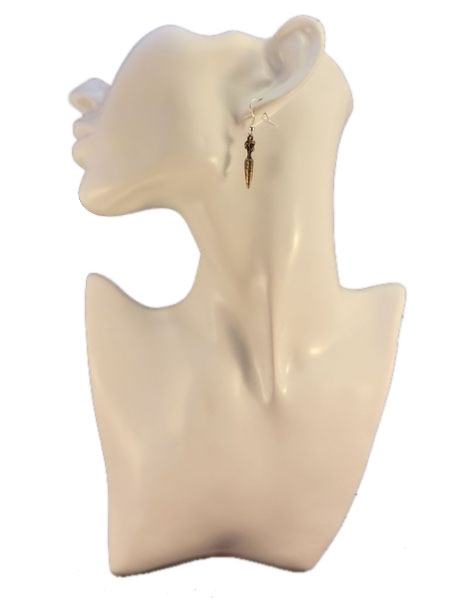 Mohrrübe Ohrringe Vintage Optik Karotte carrot